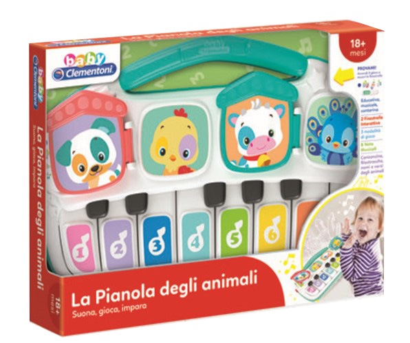 Baby clementoni la pianola degli animali