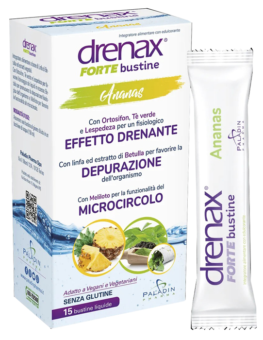 Drenax Forte Ananas Integratore 15 Stick Pack