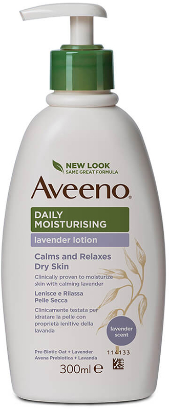 Aveeno Crema Idratante Corpo Aroma Lavanda 300 ml