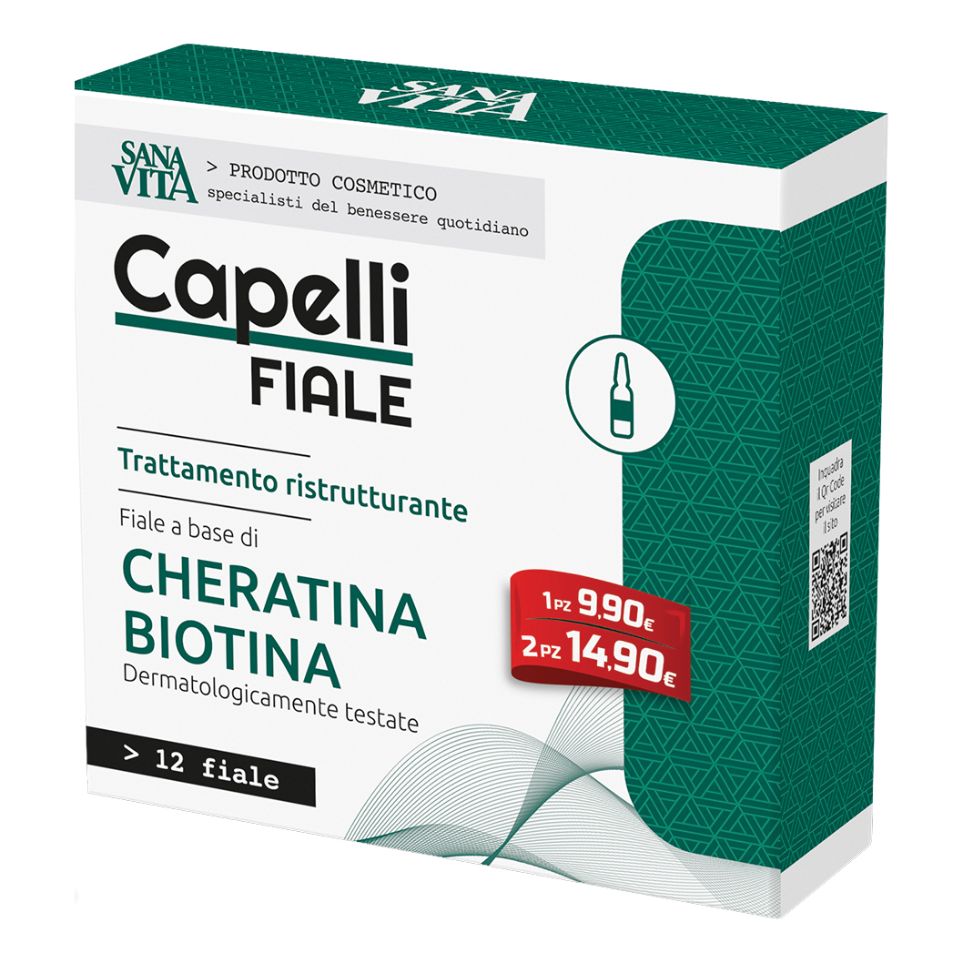 Sanavita Capelli 12 Fiale