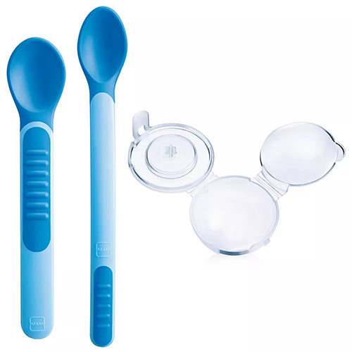 Mam heat sensitive spoons&cover maschio