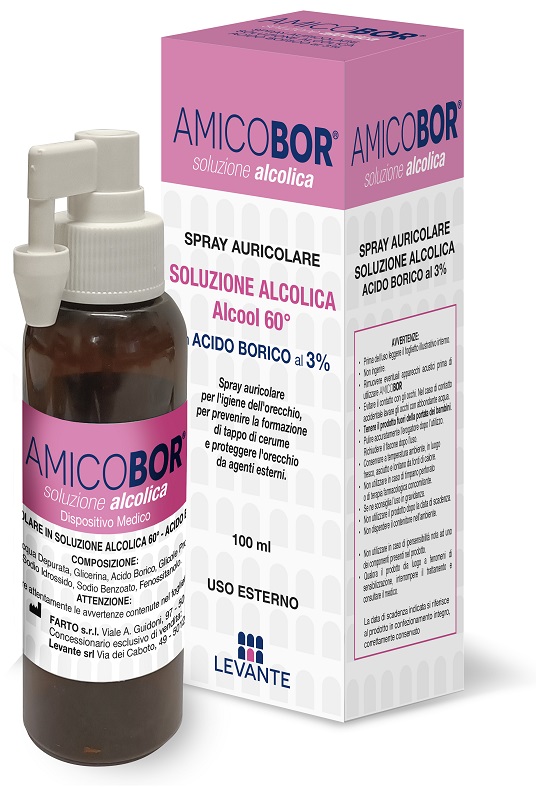 Amicobor soluz.alcolcica 100ml