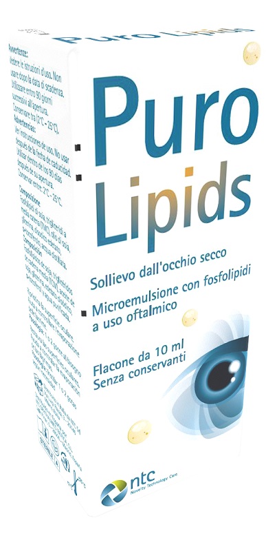 Microemulsione oftalmica puro lipids 10 ml