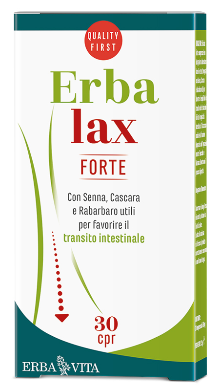 Erba Vita Erbalax Forte Integratore Intestinale 30 Compresse