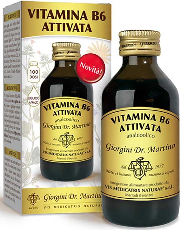 Vitamina b6 attivata liquida 100 ml