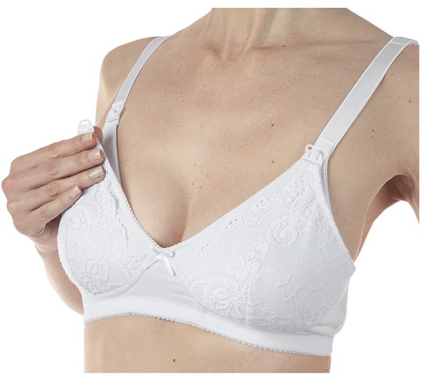 Mammy reggiseno cotone allattamento white 4c