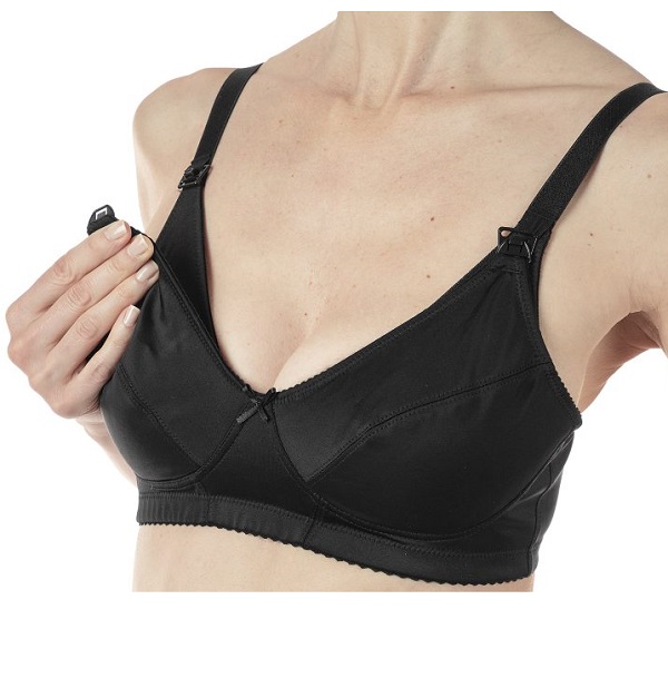 Mammy reggiseno microfibra allattamento black 5d