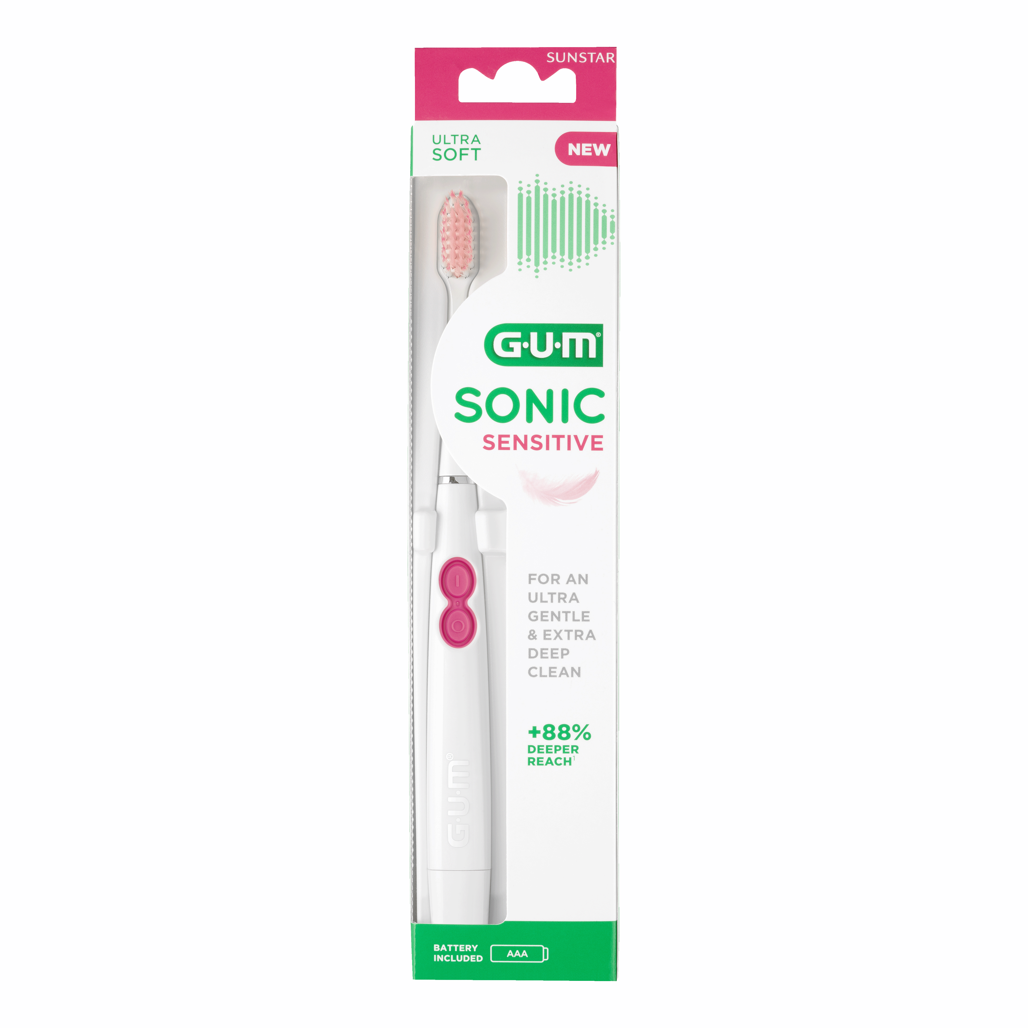 Gum Sonic Sensitive Spazzolino A Batteria 1 Pezzo
