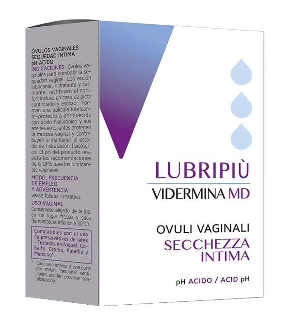 Vidermina libripiu' ovuli vaginali 2 blister da 5 ovuli