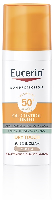 Eucerin sun oil control tinted cream spf50+ 50 ml
