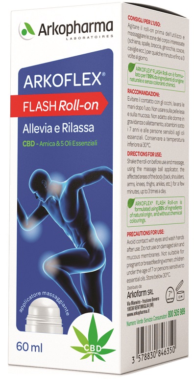 Arkopharma Arkoflex Flash Rilassante Muscoli Roll On 60 ml
