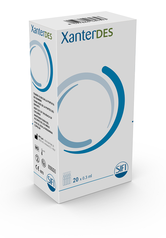 Soluzione oftalmica xanterdes soluzione 20 pezzi da 0,3 ml