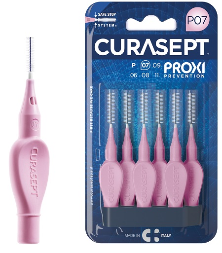 Curasept proxi p07 rosa/pink 6 pezzi
