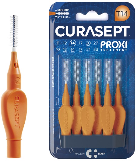 Curasept proxi t14 arancio/orange 6 pezzi