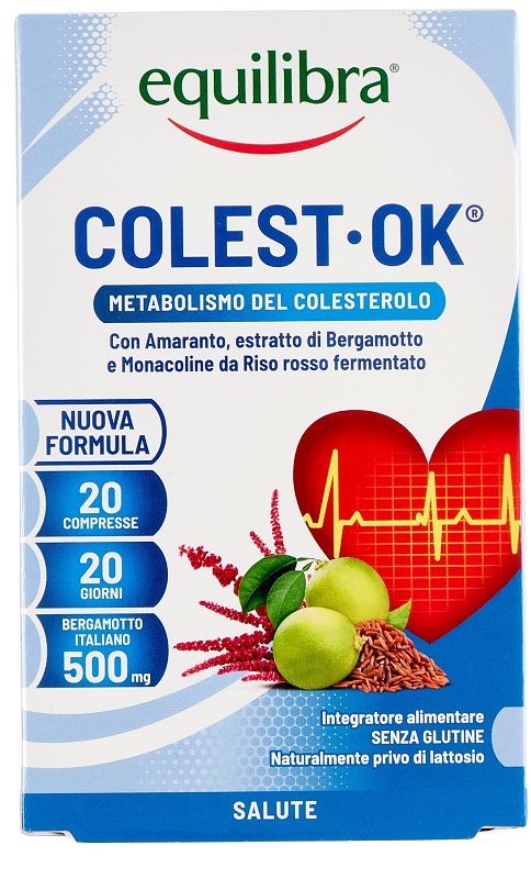 Equilibra Colest-Ok Integratore per il Colesterolo 20 Compresse