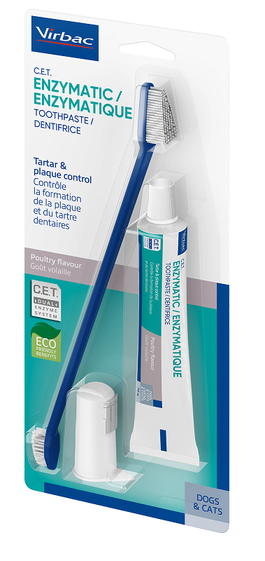 Kit Dentifricio Enzimatico 70 G + Spazzolino Da Denti + Spazzolino Da Dito