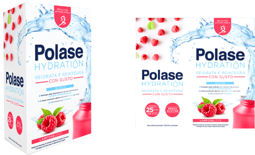 Polase hydration lampone 12 bustine
