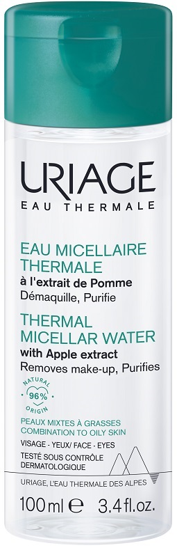 Uriage eau micellaire thermale pelli miste grasse flacone 100 ml