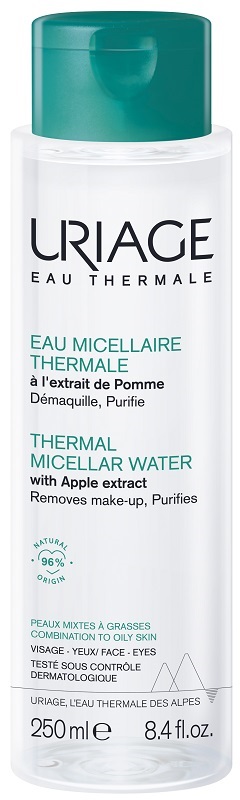 Uriage eau micellaire thermale pelli miste grasse flacone 250 ml