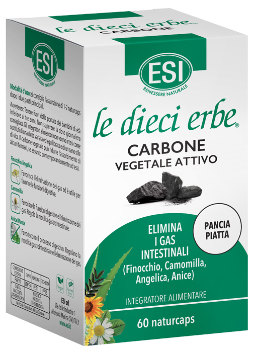 Le dieci erbe carbone 60 cps