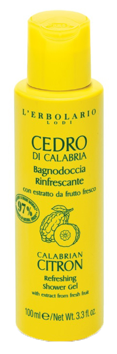 Bagnoschiuma rinfrescante cedro di calabria 100 ml