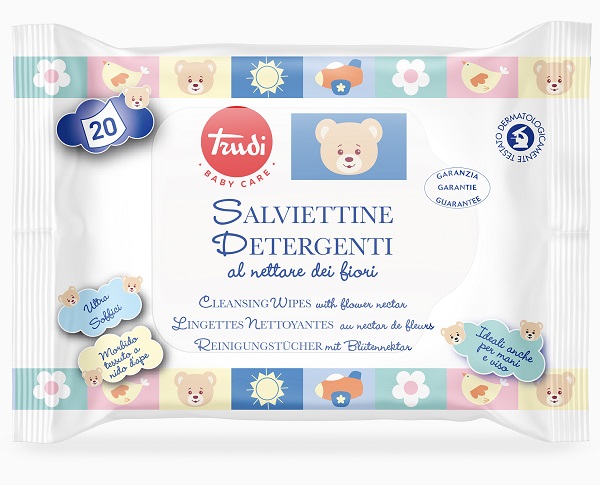 Trudi baby care salviettina detergente 20 pezzi