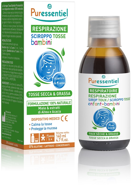 Puressentiel sciroppo tosse bambini 140 ml