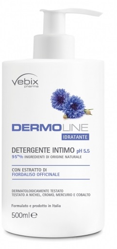 Vebix dermoline fiordaliso detergente intimo 500 ml