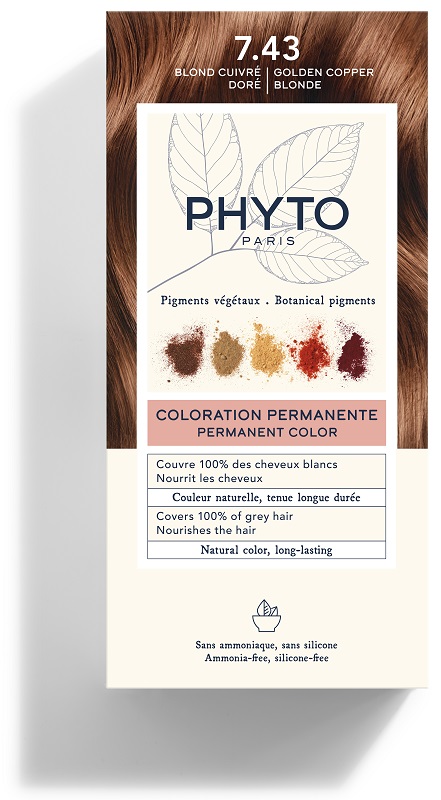 Color kit 7,43 biondo ramato dorato 1 latte 50 ml + 1 crema 50 ml + 1 maschera 12 ml