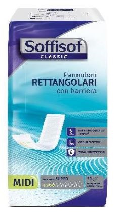 Soffisof classic pannolone rettangolare con barriera 30 pezzi