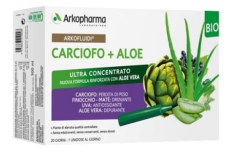 Arkofluidi Carciofo + Aloe Vera 20 Flaconcini