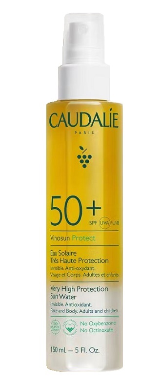 Caudalie Vinosun Protect Acqua Solare Ad Altissima Protezione SPF50+ 150 ml