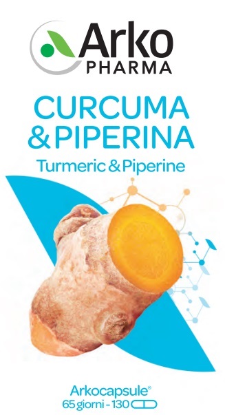 Arkocapsule Curcuma + Piperina 130 Capsule