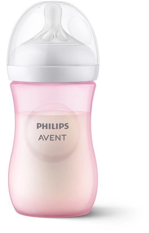 Avent biberon natural 3,0 rosa 260 ml