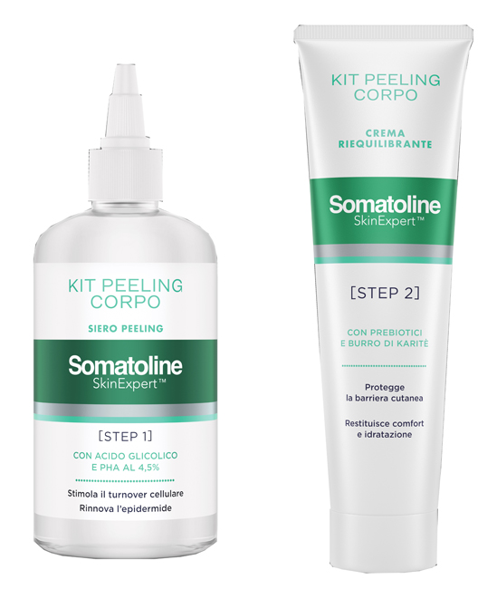 Somatoline Skin Expert Kit Peeling Corpo Gel 200 ml + Crema Riequilibrante 100 ml