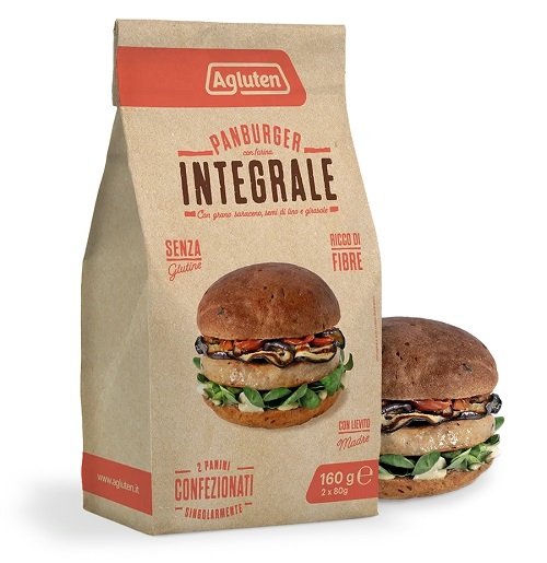 Agluten panburger farina integrale 160 g