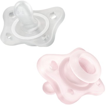 Chicco gommotto mini rosa 0-2m 2 pezzi