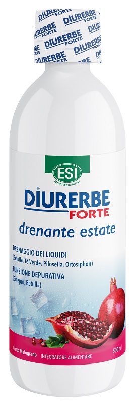 ESI Diurerbe Forte Drenante Estate Melograno Integratore Depurativo 500 ml