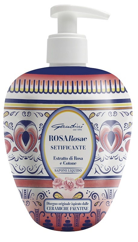 Gandini sapone liquido faenza rosa 500 ml
