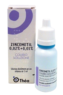 Zincometil 0,02%+0,01% collirio, soluzione