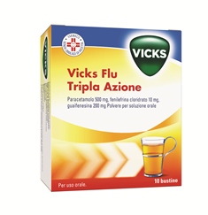 Vicks flu tripla azione polvere per soluzione orale