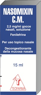 Nasomixin c.m. 2,5 mg/ml gocce nasali, soluzione