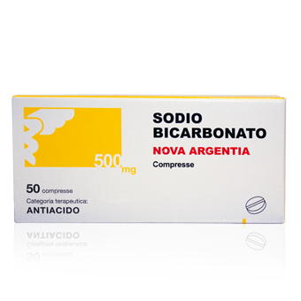 Sodio bicarbonato nova argentia 500 mg compresse