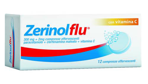 Zerinolflu 12 compresse effervescenti limone