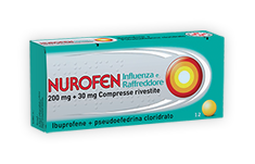 Nurofen influenza e raffreddore 200 mg + 30 mg compresse rivestite