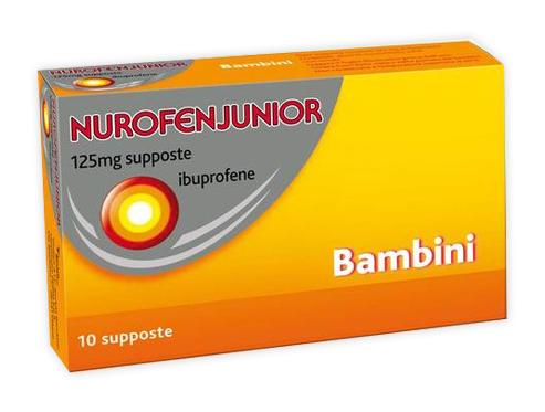 Nurofenjunior 125 mg supposte bambini