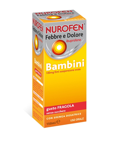 Nurofen febbre e dolore bambini 100mg/5ml sospensione orale