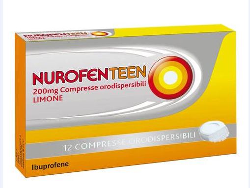 Nurofenteen, 200 mg compresse orodispersibili limone