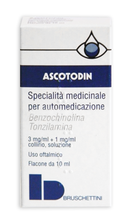 Ascotodin 3 mg/ml + 1 mg/ml collirio, soluzione