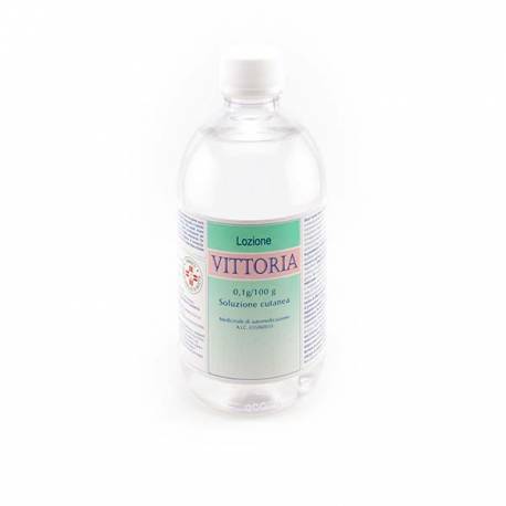Lozione vittoria 0,1 g/100 g soluzione cutanea